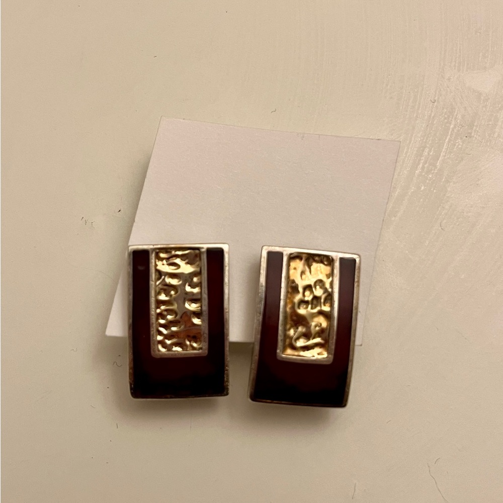 Vintage Red Earrings